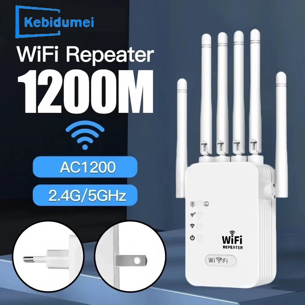 Powerful 1200Mbps Dual Band WiFi Speed Booster – ঘরের প্রতি কোণায় হাই-স্পিড ইন্টারনেট